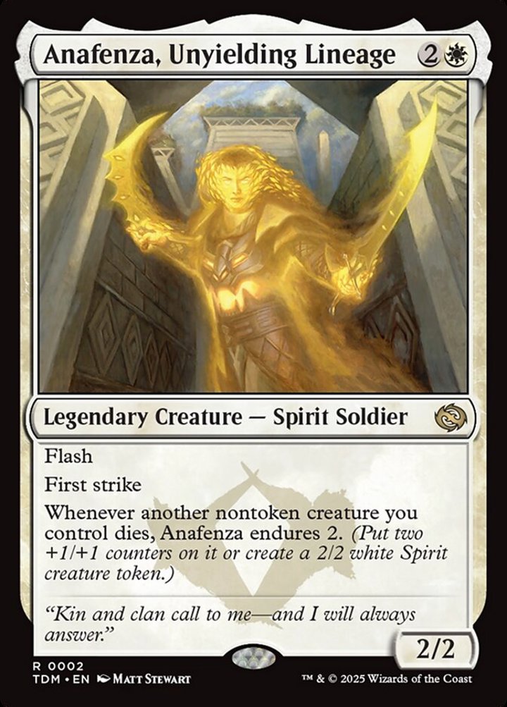 Anafenza, Unyielding Lineage (V.1)