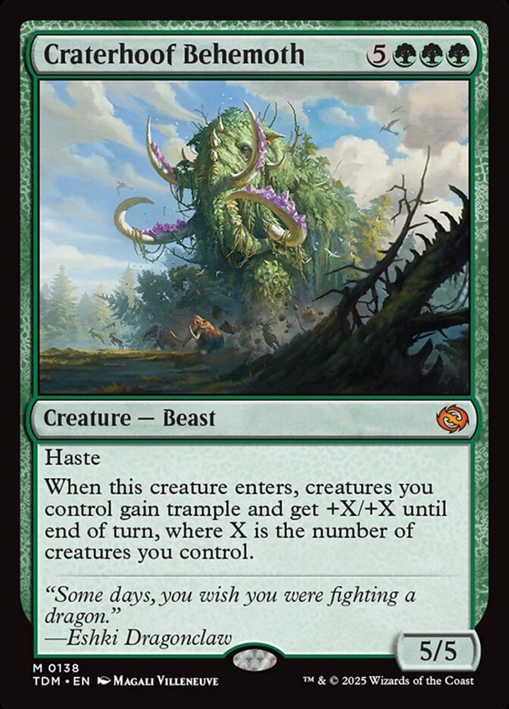 Craterhoof Behemoth (V.1)