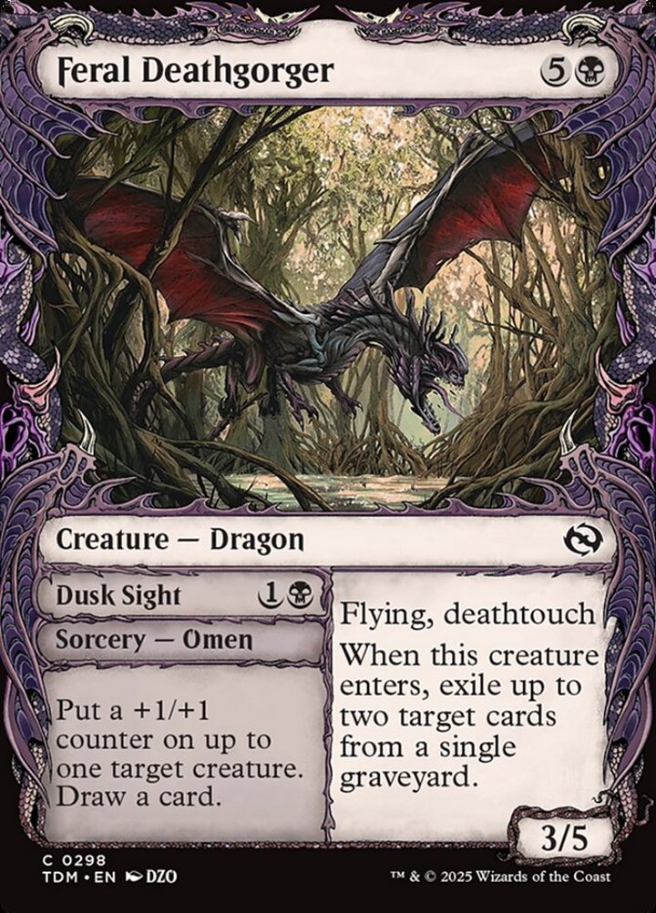 Feral Deathgorger // Dusk Sight