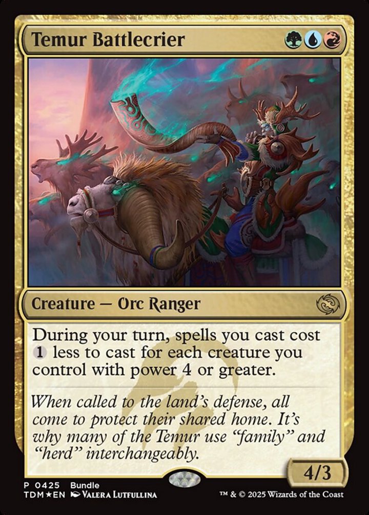 Temur Battlecrier (V.3)