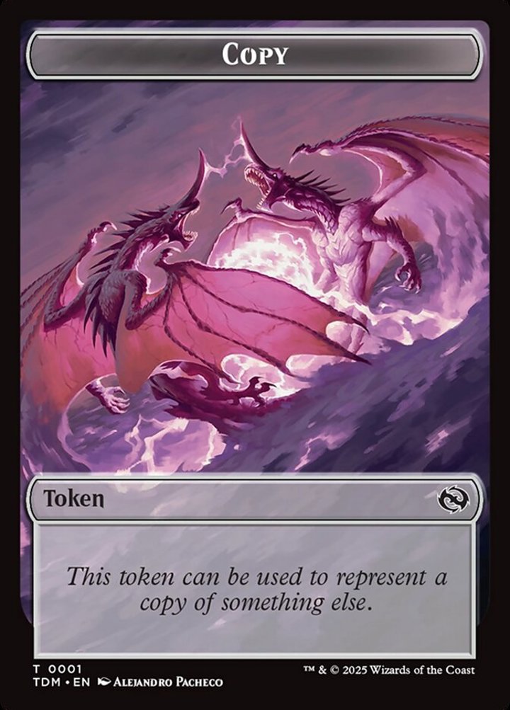 Copy Token // Karox Bladewing Token (R 4/4)