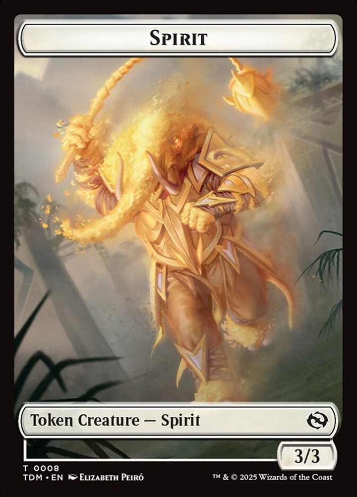 Spirit Token (W 3/3) // Spirit Token (W */*)