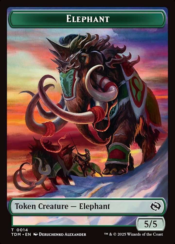 Elephant Token (G 5/5) // Treasure Token