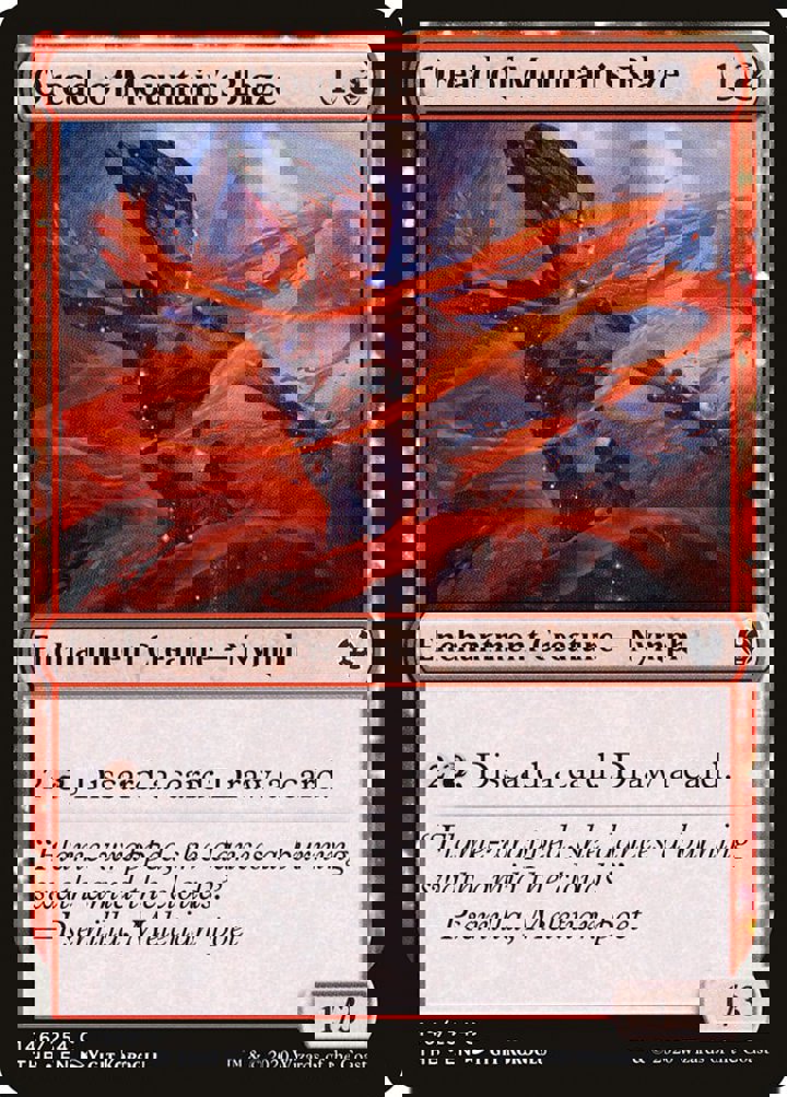 Oread of Mountain's Blaze