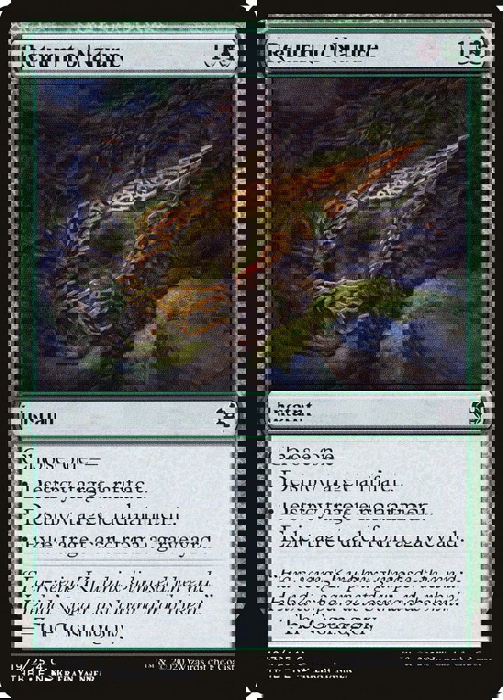 Return to Nature