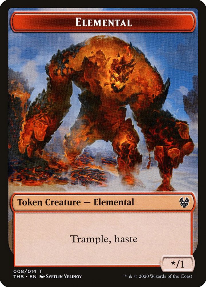 Elemental Token (Red */1)