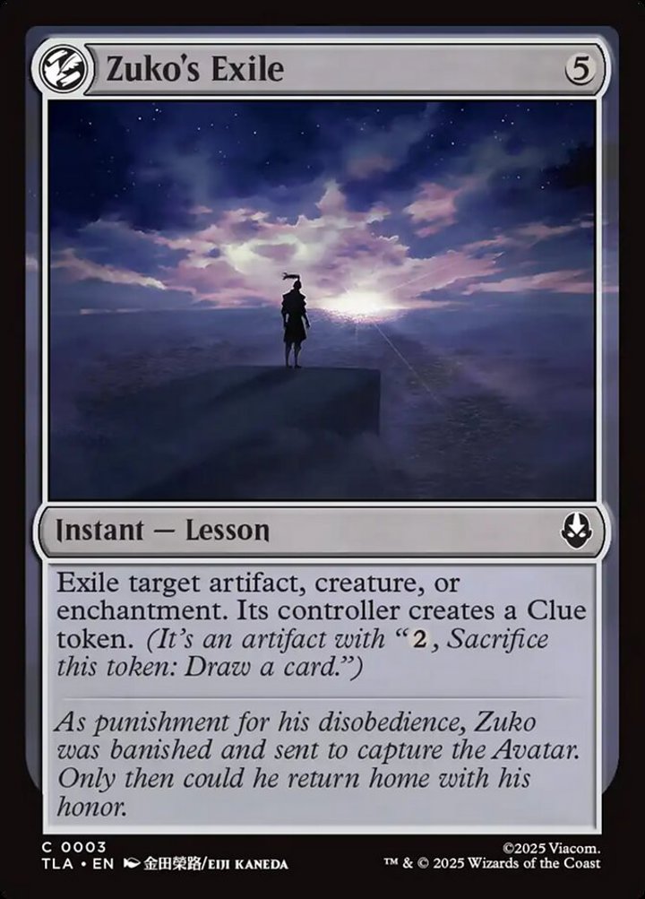 Zuko's Exile