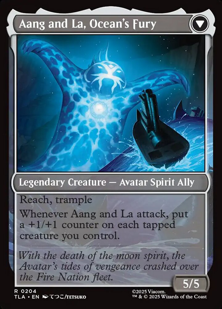 Aang, Swift Savior // Aang and La, Ocean's Fury
