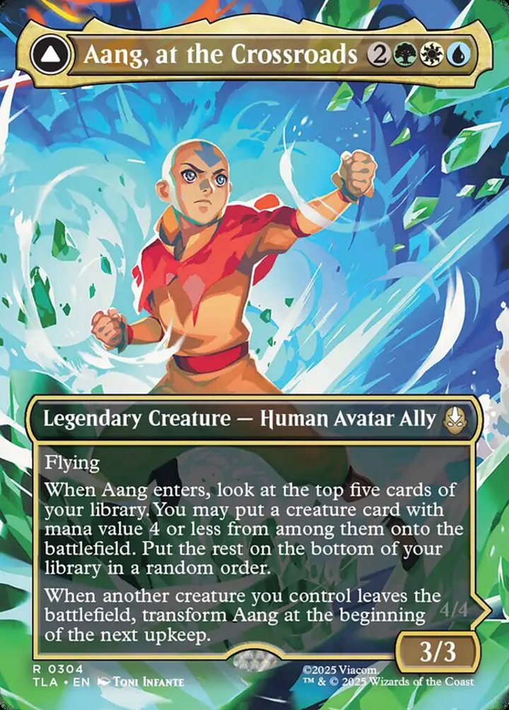 Aang, at the Crossroads // Aang, Destined Savior (V.1)