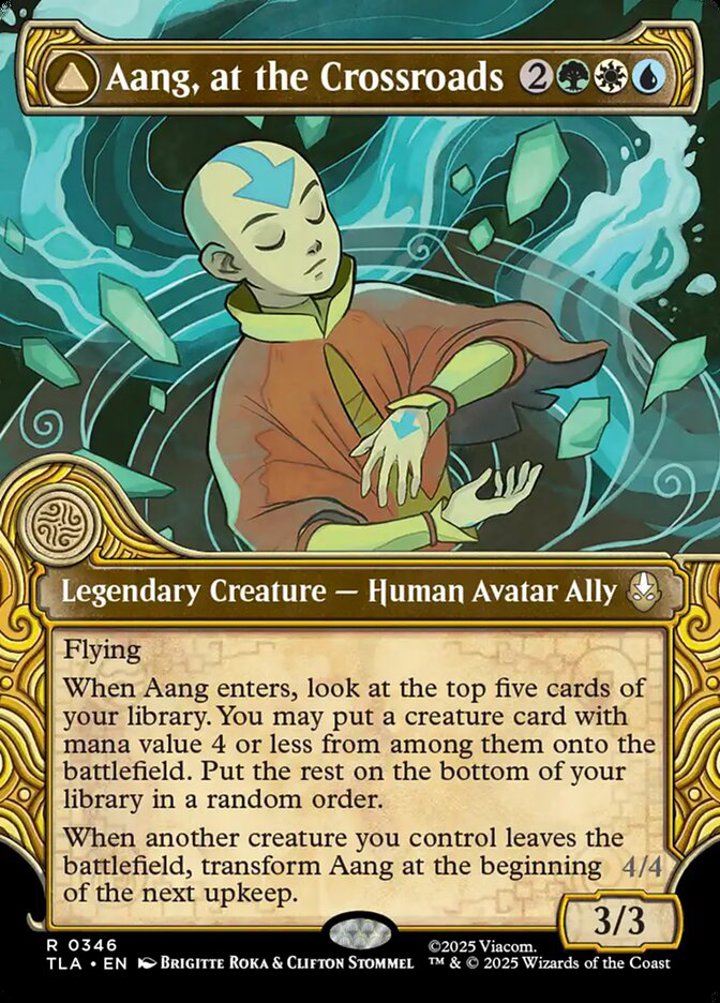 Aang, at the Crossroads // Aang, Destined Savior (V.2)