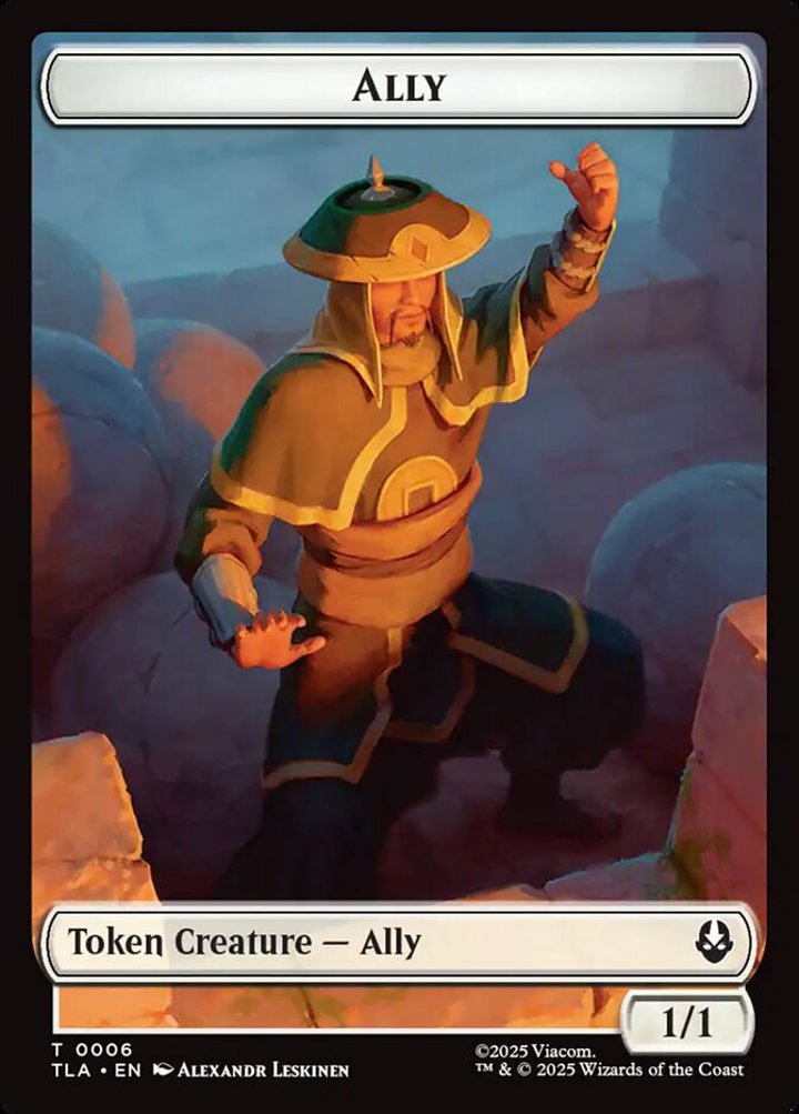 Ally Token (W 1/1) // Bear Token (G 4/4)