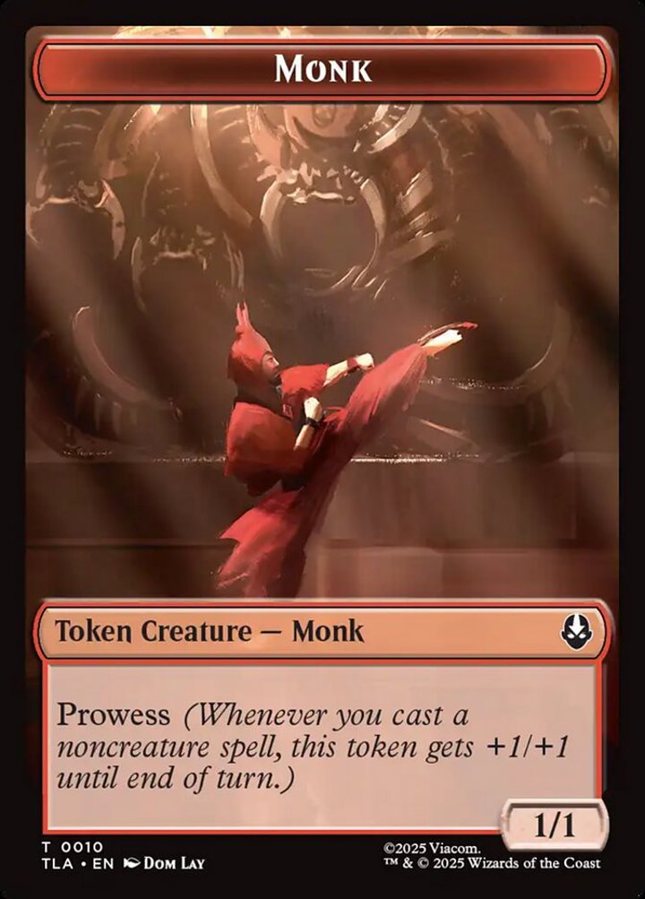 Monk Token (R 1/1) // Clue Token