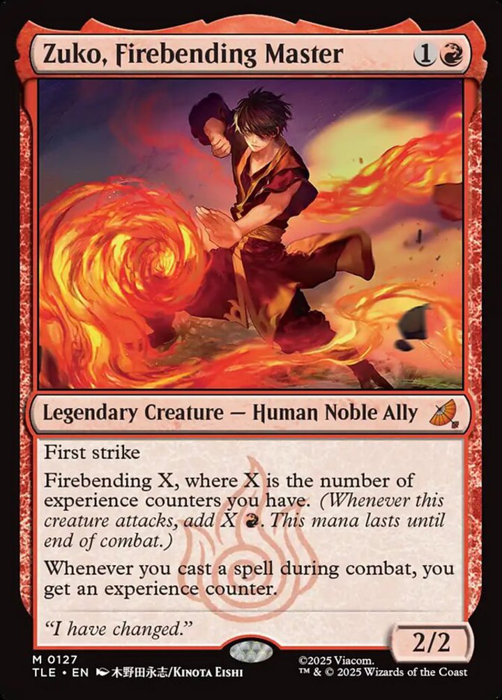 Zuko, Firebending Master (V.1)