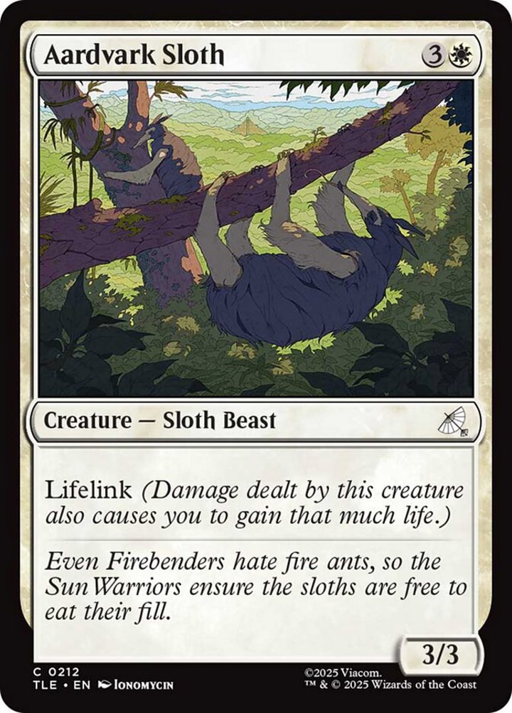 Aardvark Sloth (V.1)