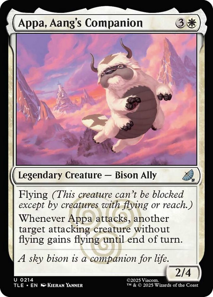 Appa, Aang's Companion (V.1)