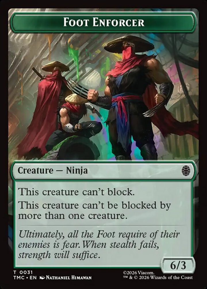 Foot Enforcer Token (Green 6/3)