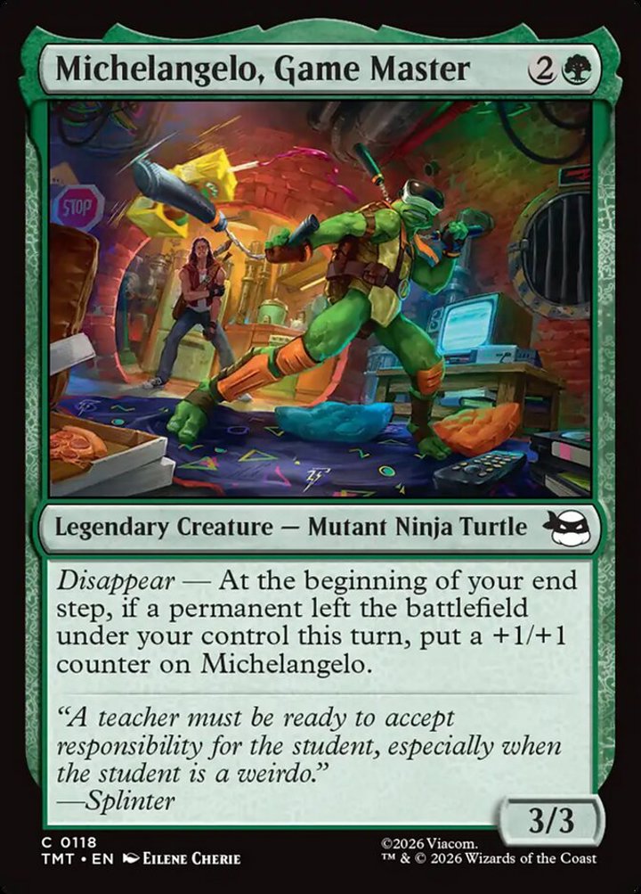 Michelangelo, Game Master