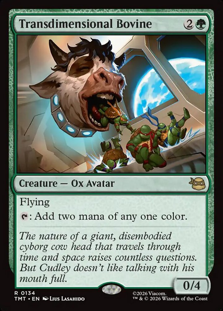 Transdimensional Bovine
