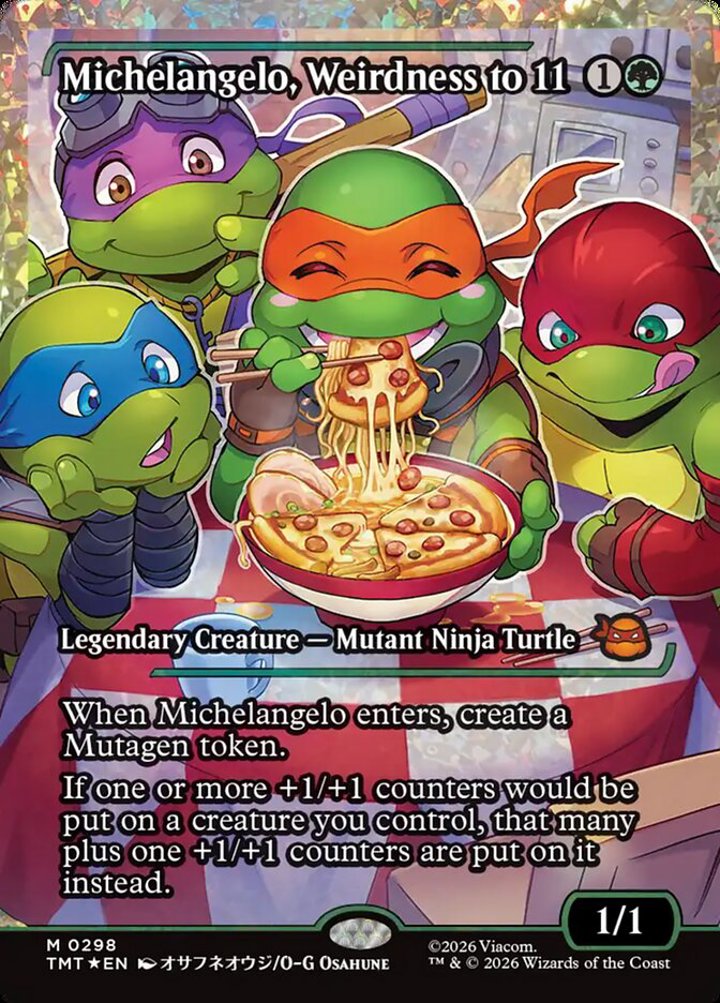 Michelangelo, Weirdness to 11 (V.3)