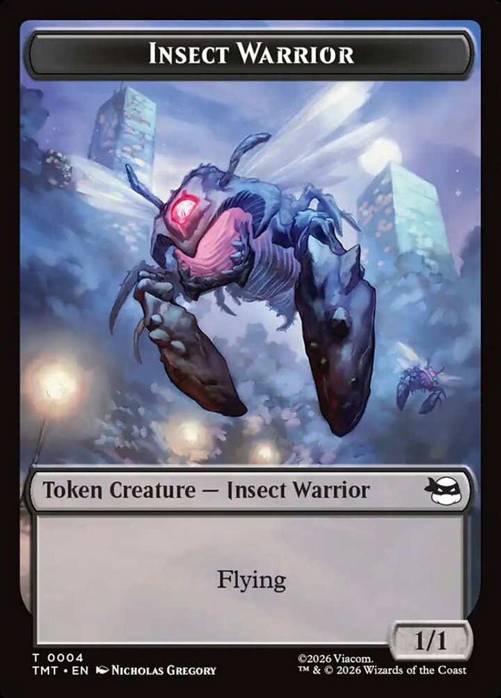 Insect Warrior Token (B 1/1) // Food Token