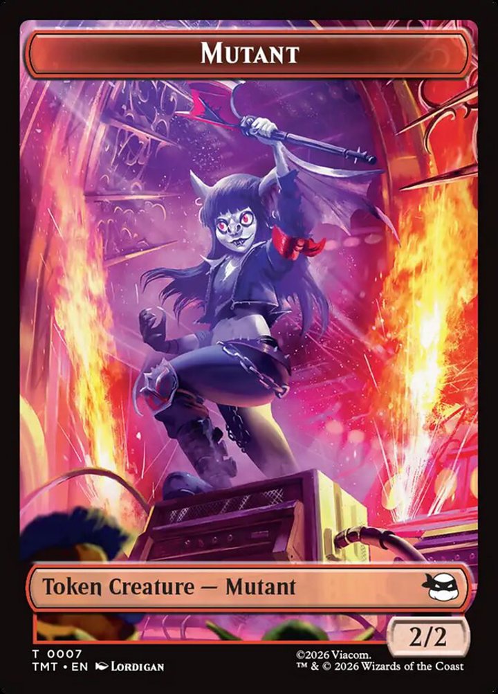 Ninja Turtle Spirit Token (W 1/1) // Mutant Token (R 2/2)
