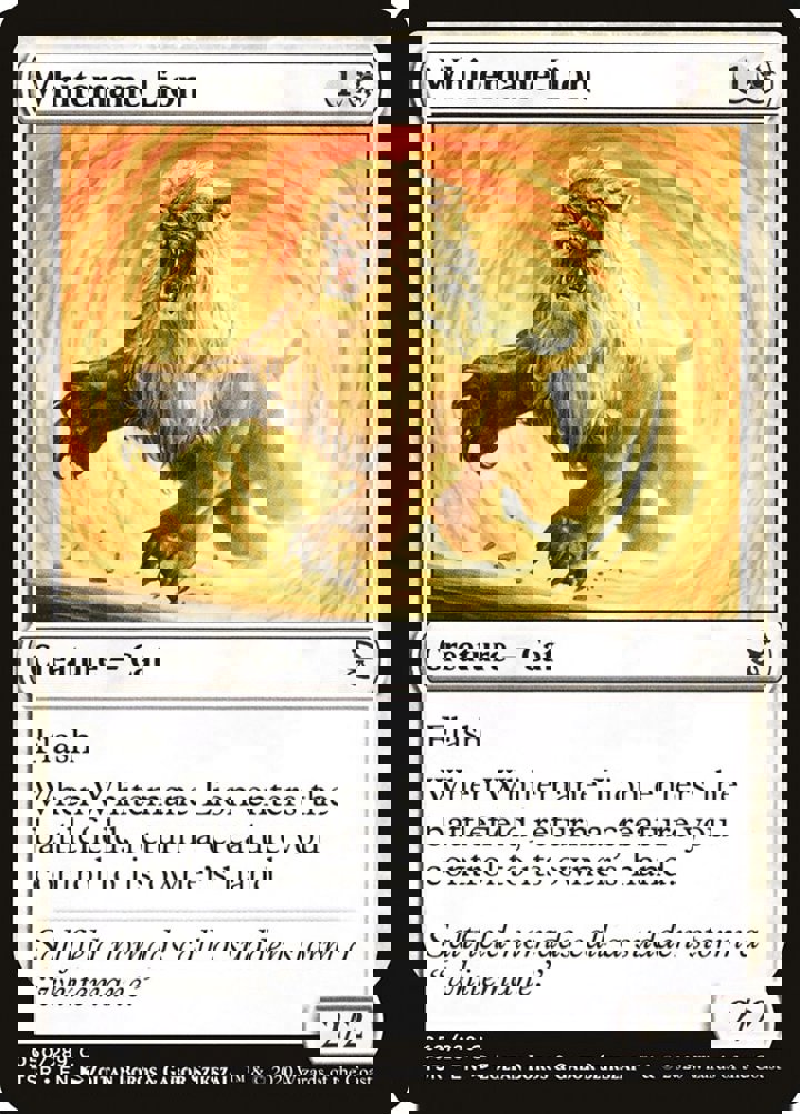 Whitemane Lion