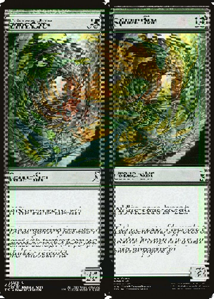 Spinneret Sliver