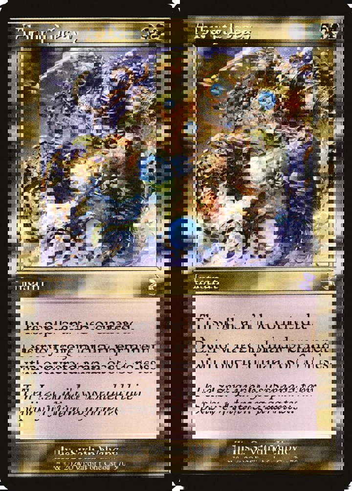 Abrupt Decay