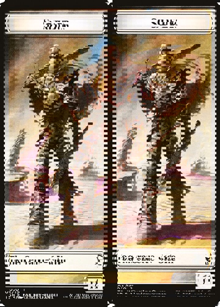 Soldier Token (White 1/1)