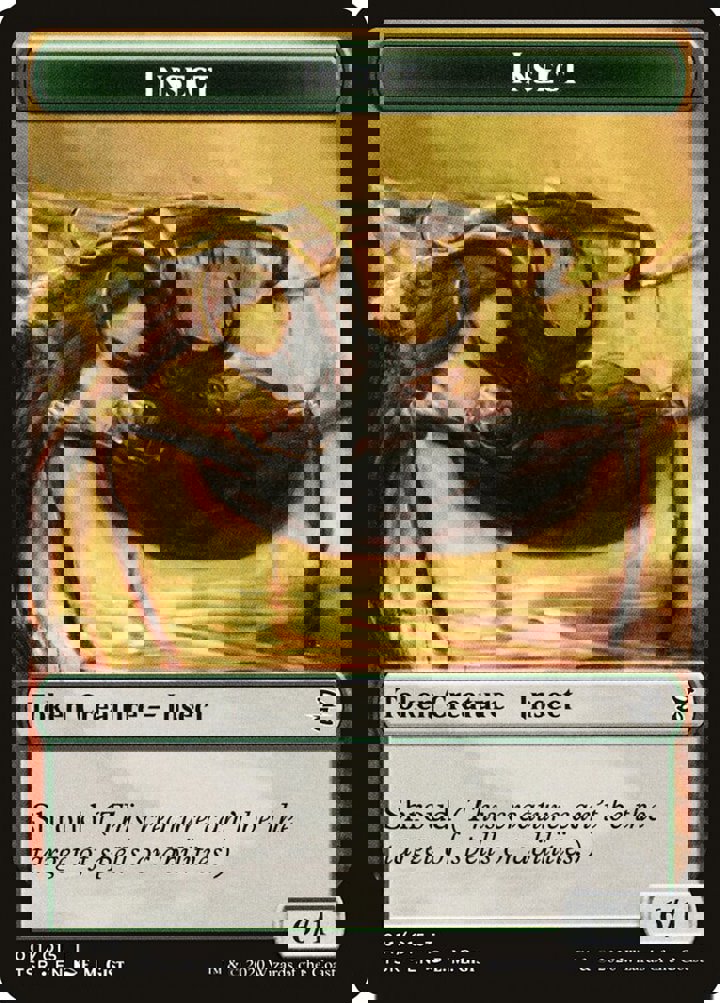 Insect Token (Green 6/1)