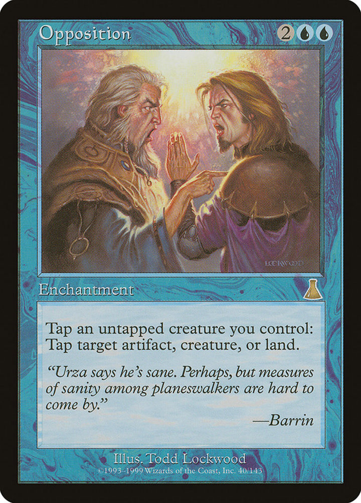 Opposition Single: Magic: The Gathering Urza's Destiny Einzelkarte