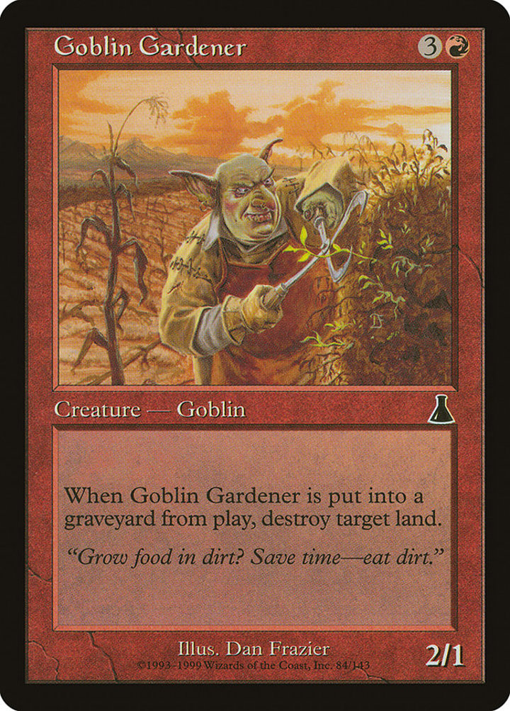 Goblin Gardener Single: Magic: The Gathering Urza's Destiny Einzelkarte