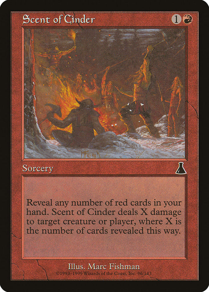 Scent of Cinder Single: Magic: The Gathering Urza's Destiny Einzelkarte