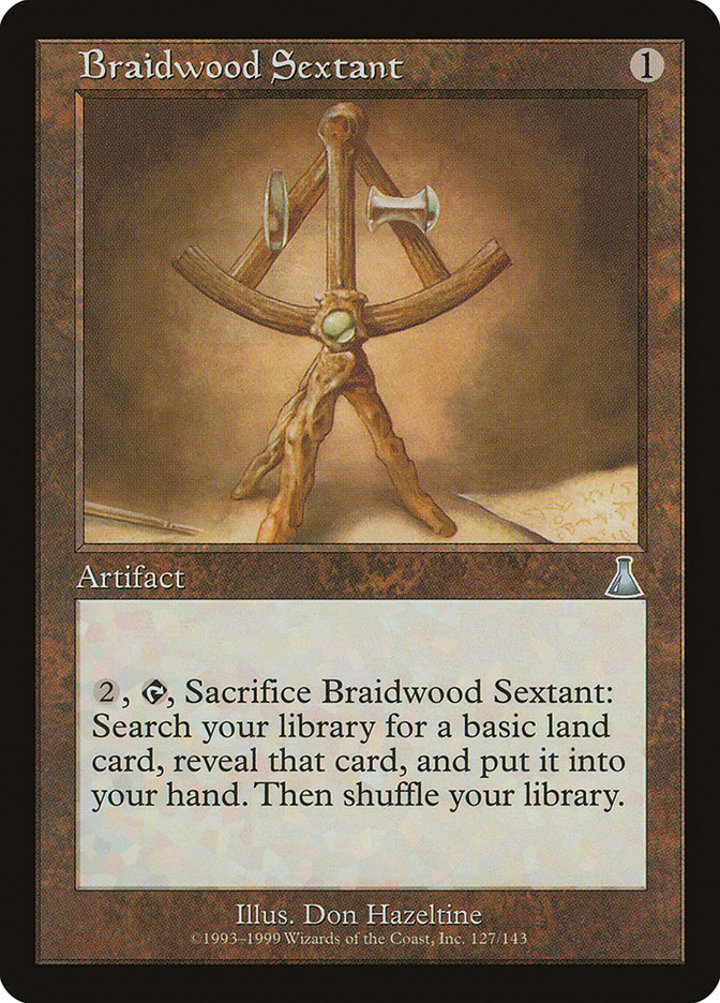 Braidwood Sextant Single: Magic: The Gathering Urza's Destiny Einzelkarte