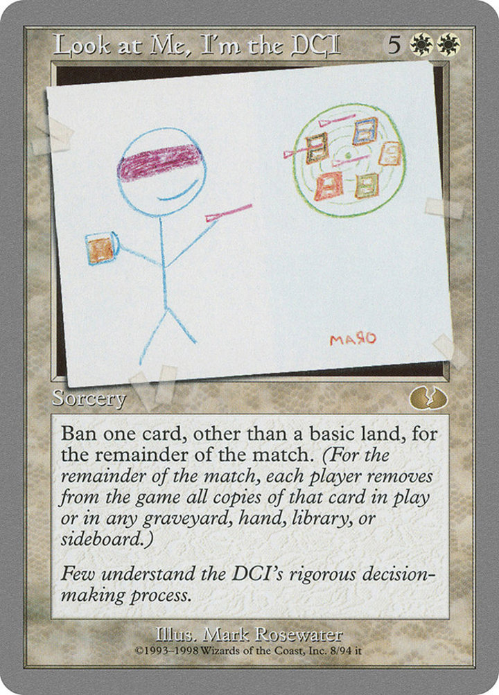 Look at Me, I'm the DCI Single: Magic: The Gathering Unglued Einzelkarte