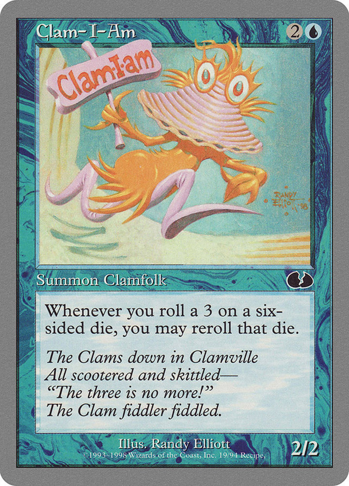 Clam-I-Am Single: Magic: The Gathering Unglued Einzelkarte
