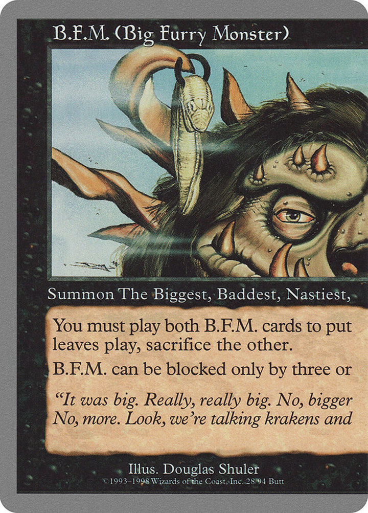 B.F.M. (Big Furry Monster) (V.1)
