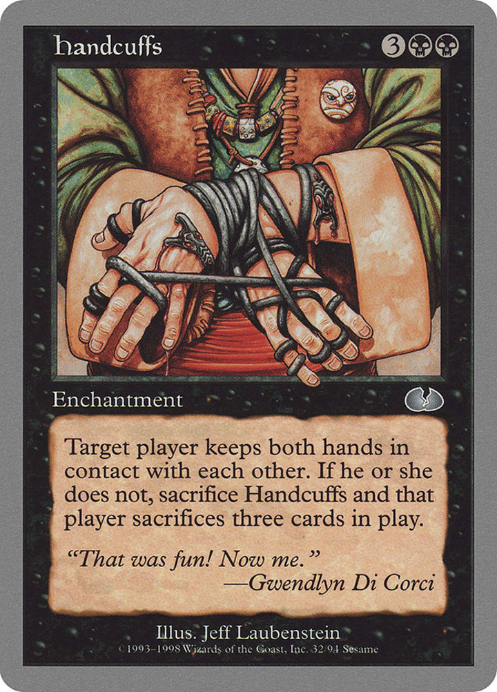 Handcuffs Single: Magic: The Gathering Unglued Einzelkarte