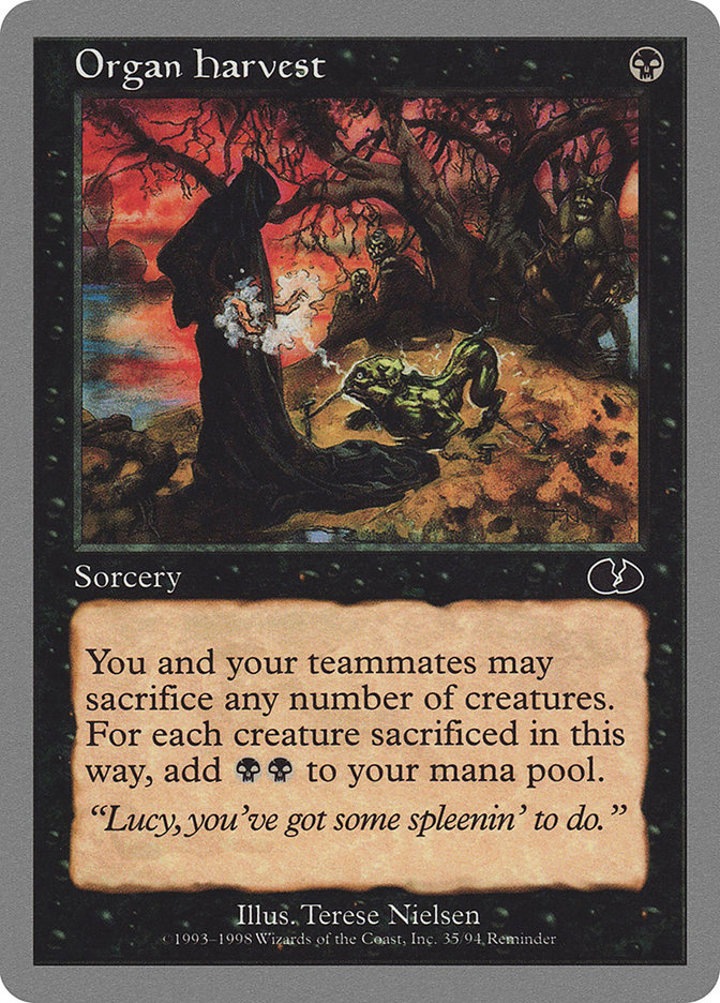 Organ Harvest Single: Magic: The Gathering Unglued Einzelkarte