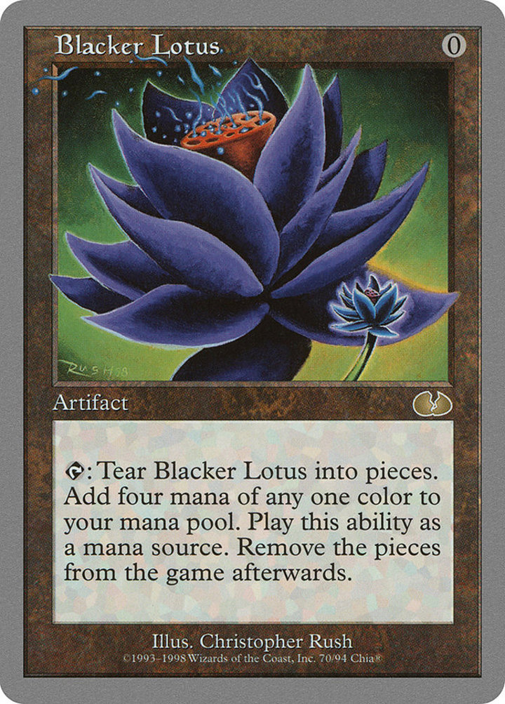 Blacker Lotus Single: Magic: The Gathering Unglued Einzelkarte