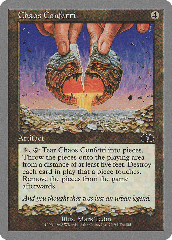 Chaos Confetti Single: Magic: The Gathering Unglued Einzelkarte
