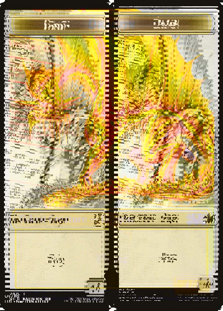 Dragon Token (Gold 4/4)