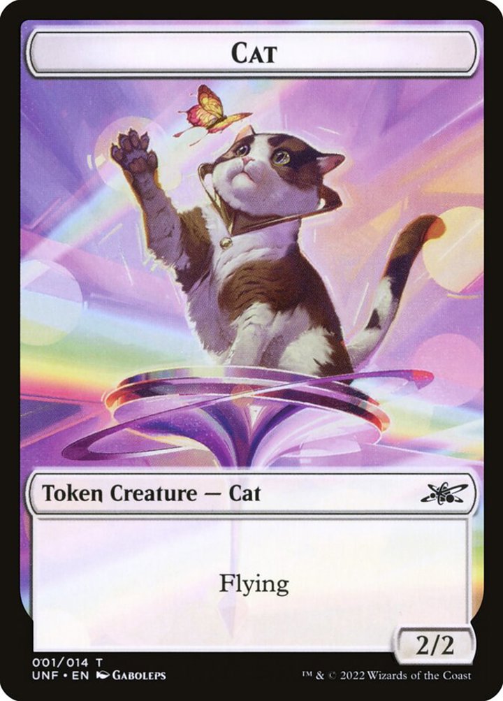 Cat Token (White 2/2)