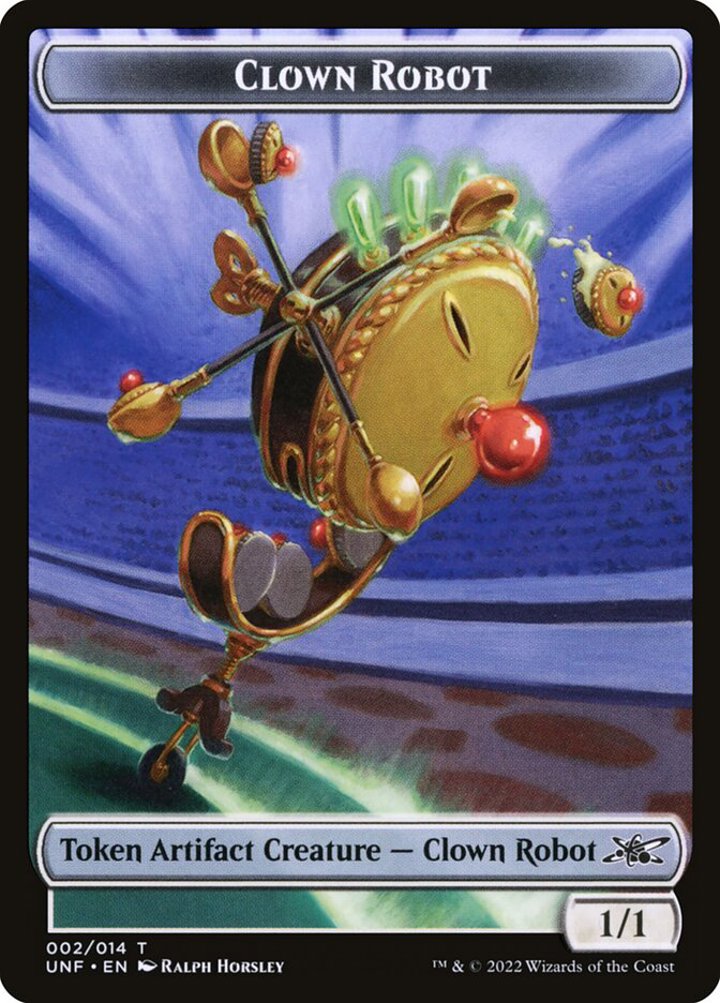 Clown Robot Token (White 1/1) (V.1)