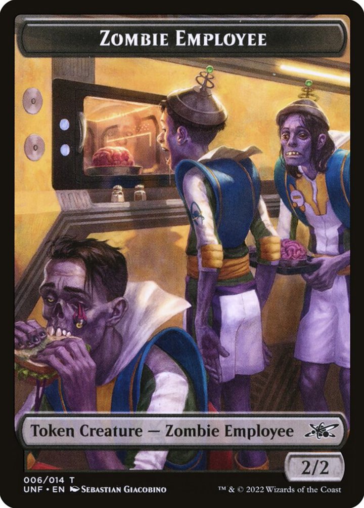 Zombie Employee Token (Black 2/2)