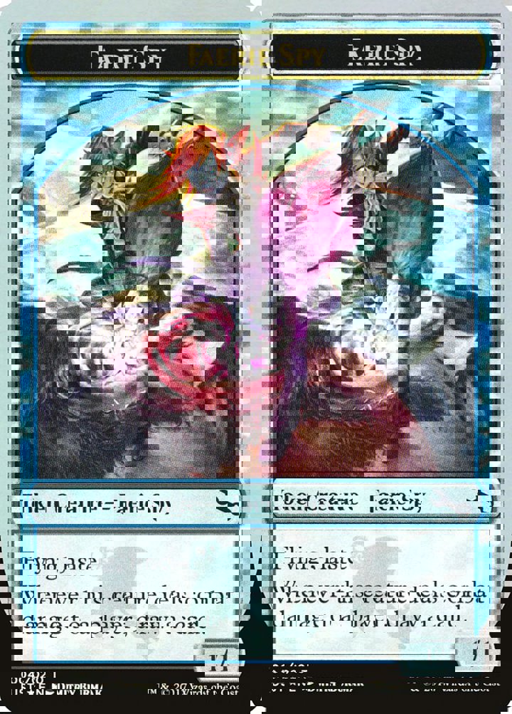 Faerie Spy Token (Blue 1/1)
