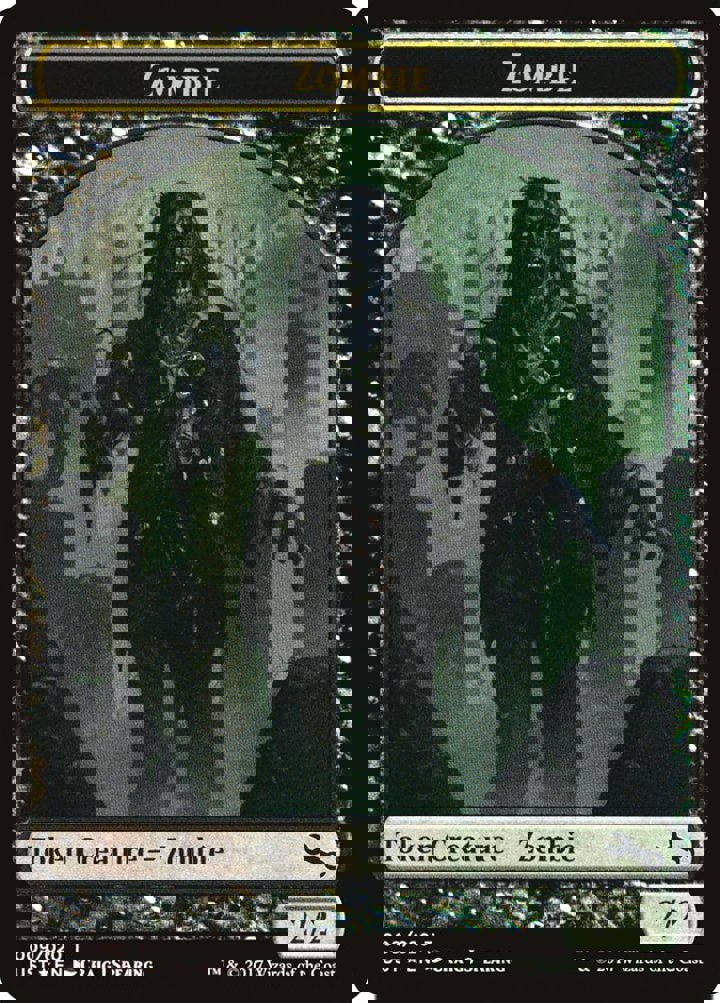 Zombie Token (Black 2/2)