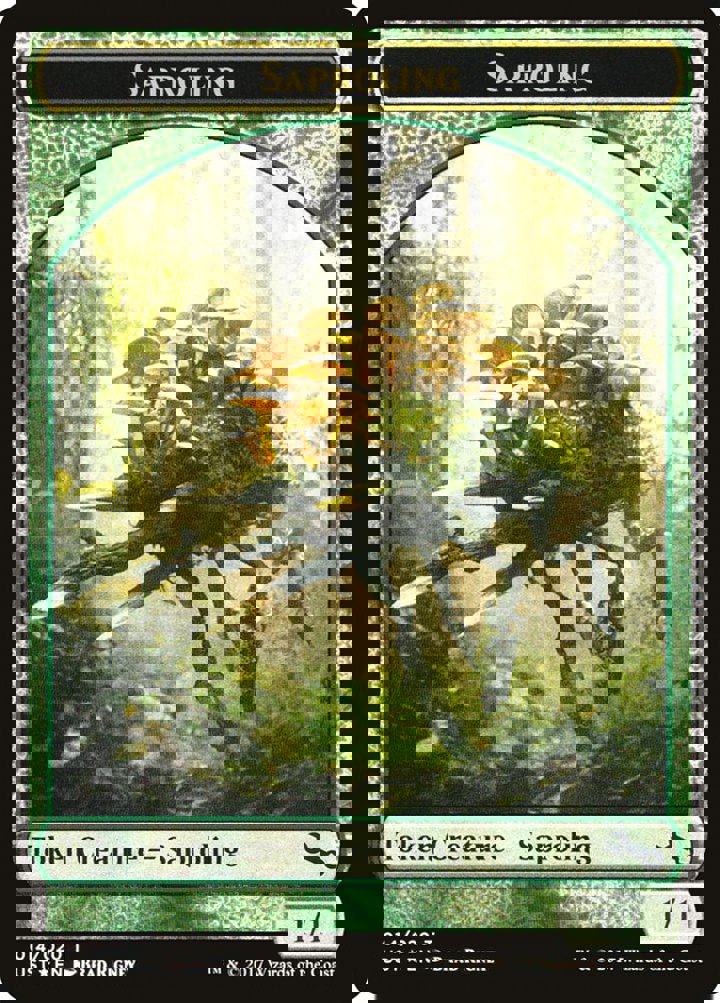 Saproling Token (Green 1/1)