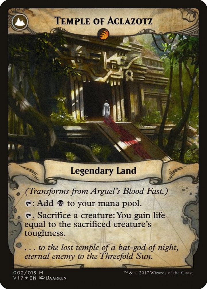 Arguel's Blood Fast / Temple of Aclazotz