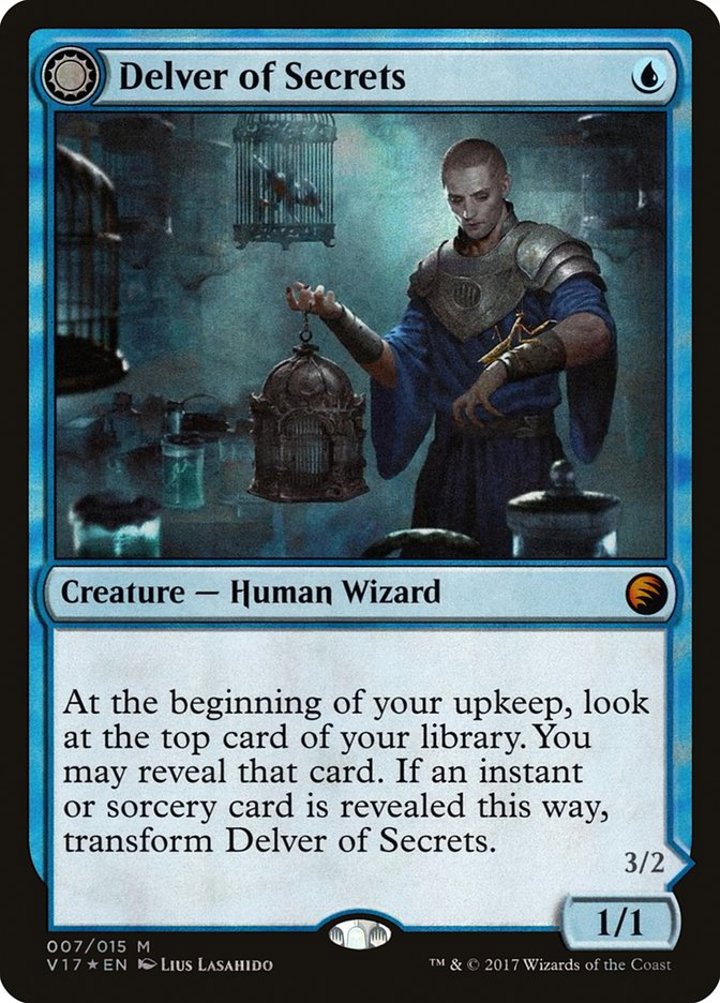 Delver of Secrets / Insectile Aberration